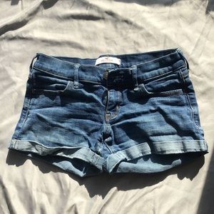 low rise Hollister Jean shorts